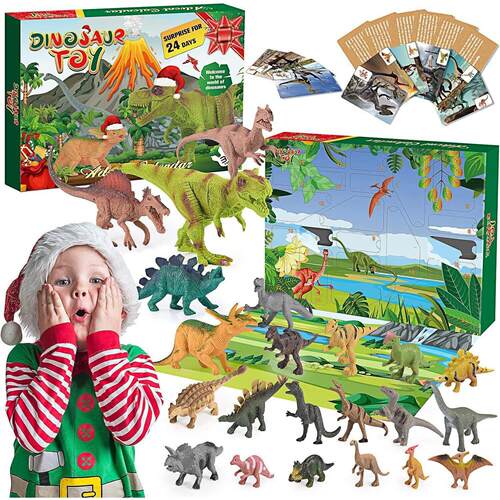 Christmas Countdown Dinosaur Blind Box Advent Calendar Diy T