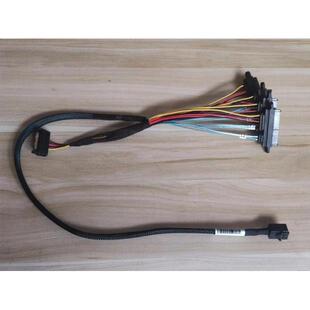 12G MINI SAS SFF-8643转8482(4SAS) 一分四raid硬盘数据线AI