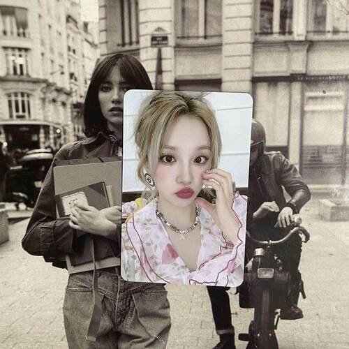 宋雨琦gidle女娃比心卡 碎花琦小卡女娃ms5.0特典卡ms5新款ifeel