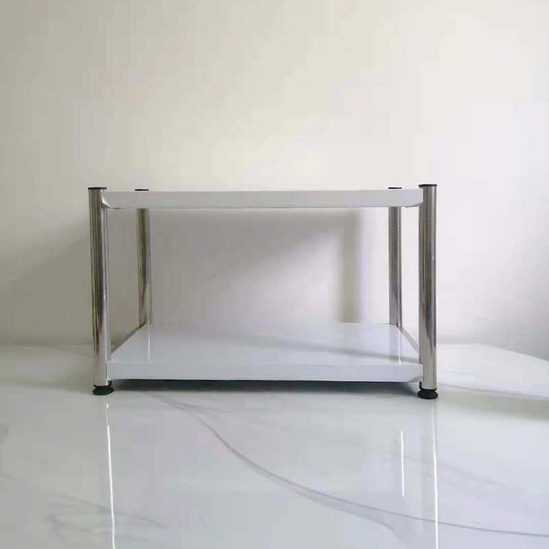 架子两层二层台面置收纳承重储落地不锈钢厨房架加厚批发物物zz8n