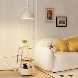 妃网红双层灯置物茶几落地灯卧室662床头立式 客厅沙发饰旁茶几饰