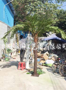 桫椤树叶仿真园林造景仿真树室外装饰仿真桫椤树人造假树