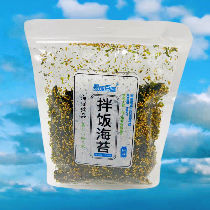 包邮大连特产易成百味拌饭海苔即食零食辅食佐餐伴侣鱼松香辣海苔