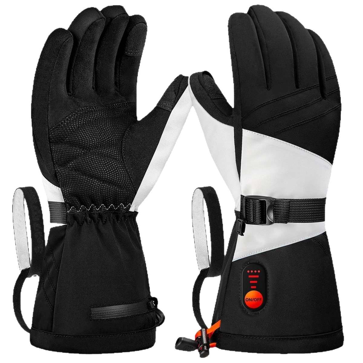 新品成年男女保暖护手运动滑雪智能发热片电加热手套防滑户外