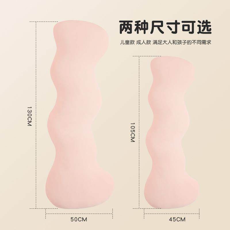 冰丝长条抱枕升可拆洗季专用床上睡觉UQL夹腿凉凉感母夏婴级感级