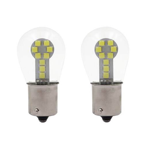 LED车灯1156 BA15S 1157 LED转向灯刹车灯耐高温玻璃外罩12V