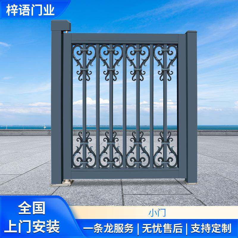 栅栏门小区电动人行通道闸机推拉广告门识别刷卡小门门禁工厂