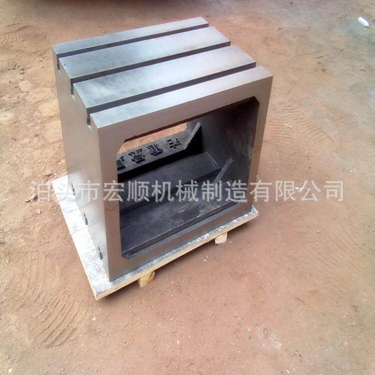 厂家现货供应铸铁方箱工作台T型槽检验测量高精度收纳加高图片