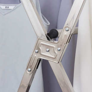 不锈钢晾衣架落地折叠室内外晒衣架双杆阳台挂衣架型伸缩晾衣杆