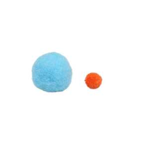 现货1.5CM丙纶毛球圣诞帽装饰棉球彩色毛绒球DIY饰品配件服装辅料