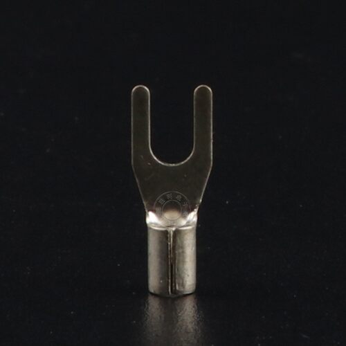 UT2.5-4冷压接线端子 接线鼻 铜线耳 叉形裸端头铜鼻子接头1000只