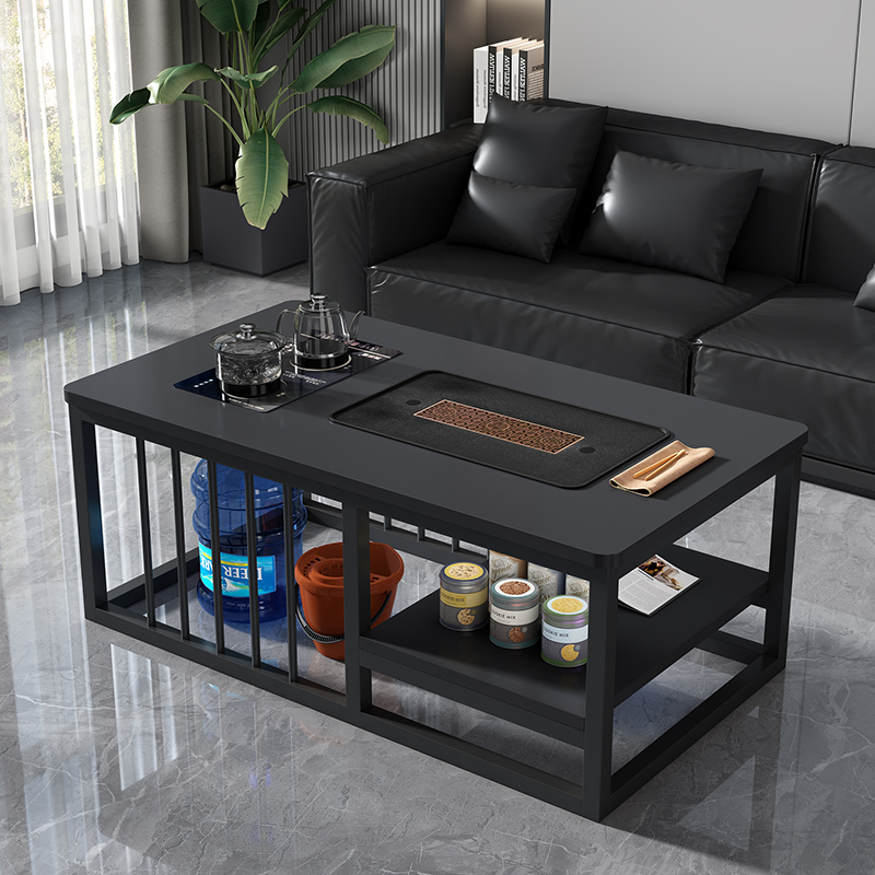 茶几简约茶桌办公室中式茶桌小户型茶台客厅家用全自动泡茶一体桌