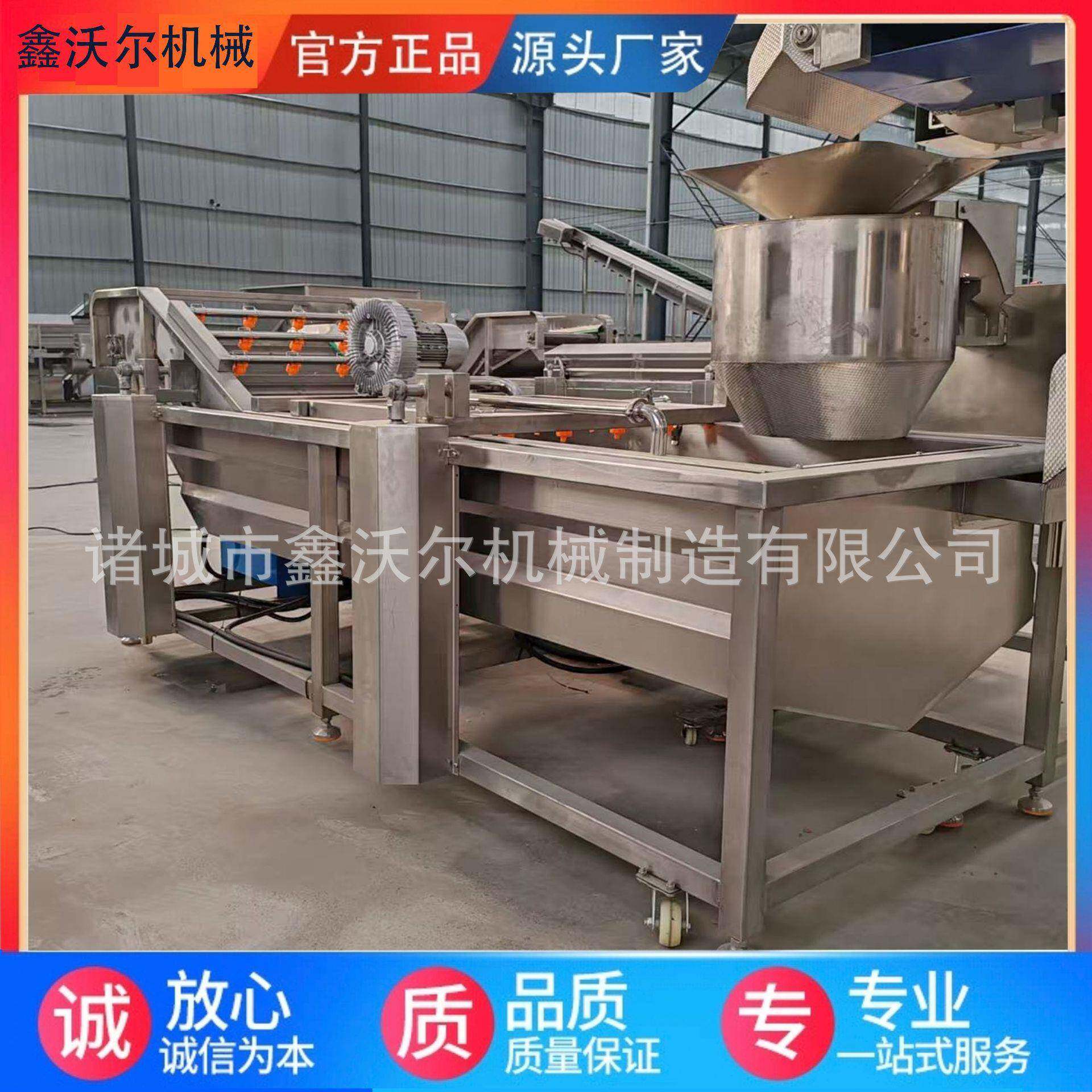全自动翻浪式气泡清洗机山野菜高效清洗加工设备食品级蔬果