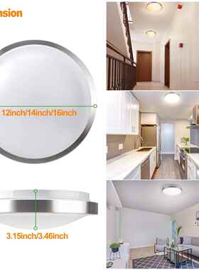 14寸三14寸三色色可调E节黑色边框单边框办可调光LD吸顶温灯公室