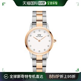 美国直邮daniel wellington 通用 休闲手表表盘金色玫瑰腕表