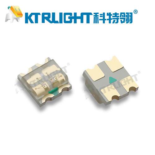 金线0805红普绿双色LED 金版1616红黄绿LED 0606红普绿发光二极管