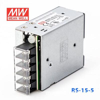 明纬开关电源RS-15-3.3 5V3A 12V1.3A 15V 24V0.625A 48V稳压驱动