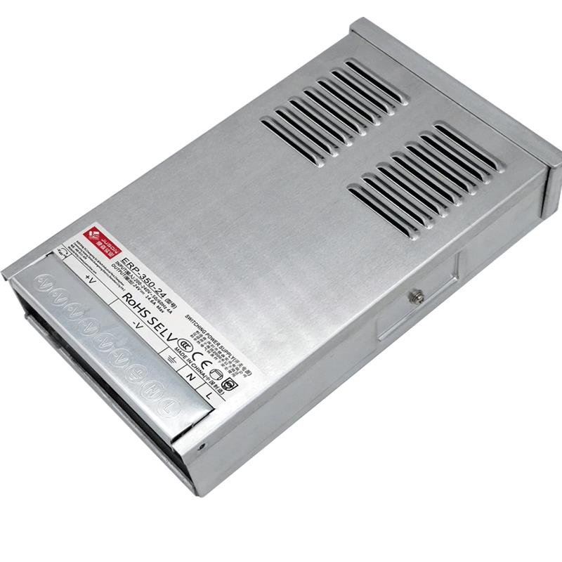 健森质保3年CQC认证 ROHS工程电源ERP350W24V户外亮化开关电源