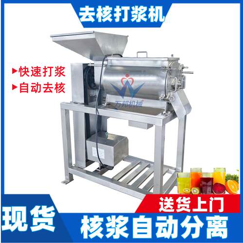 现货水果类番茄打浆机 水蜜桃去核打浆机 樱桃核籽分离机