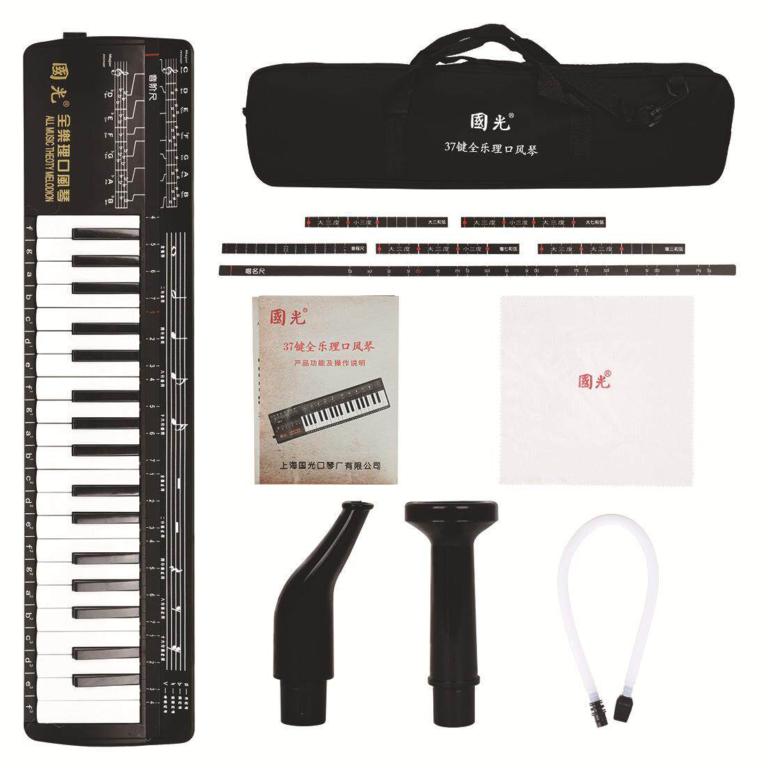 国光全乐理电子琴37键套装小学生课堂通用成人专业演奏37黑色