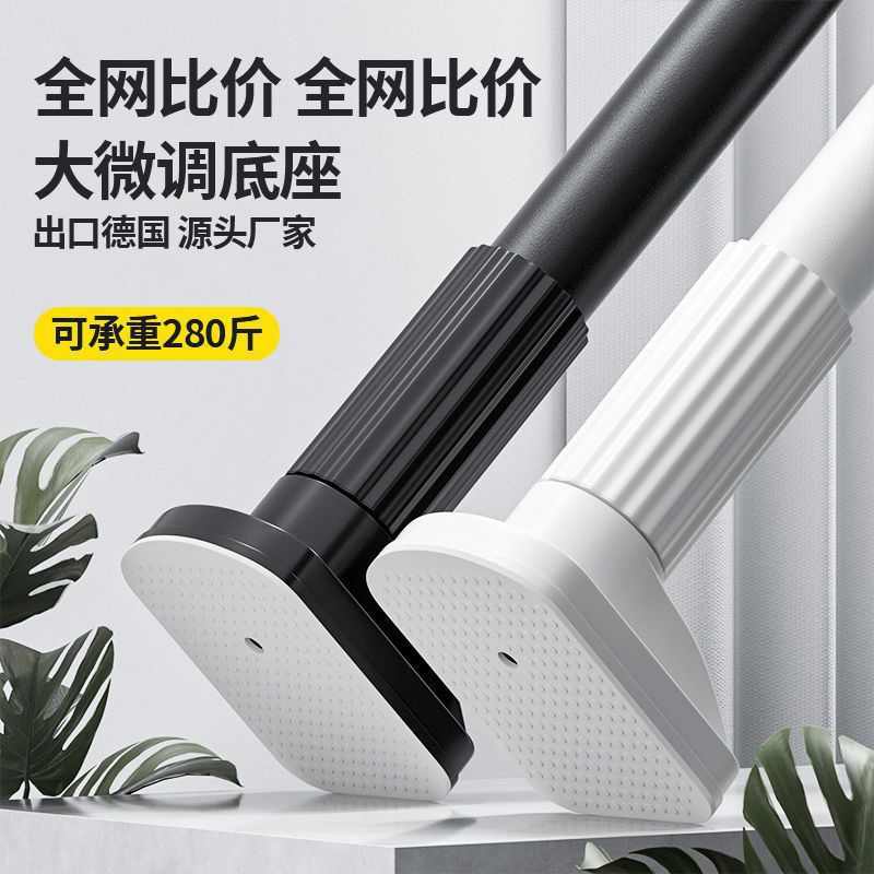 免打孔晾衣杆伸缩杆安装不锈钢支撑架收缩室内阳台挂衣柜窗帘杆子