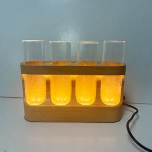 厂家直LED销灯管家居客厅办公赏面室IOV装 饰灯试管花架观桌摆件