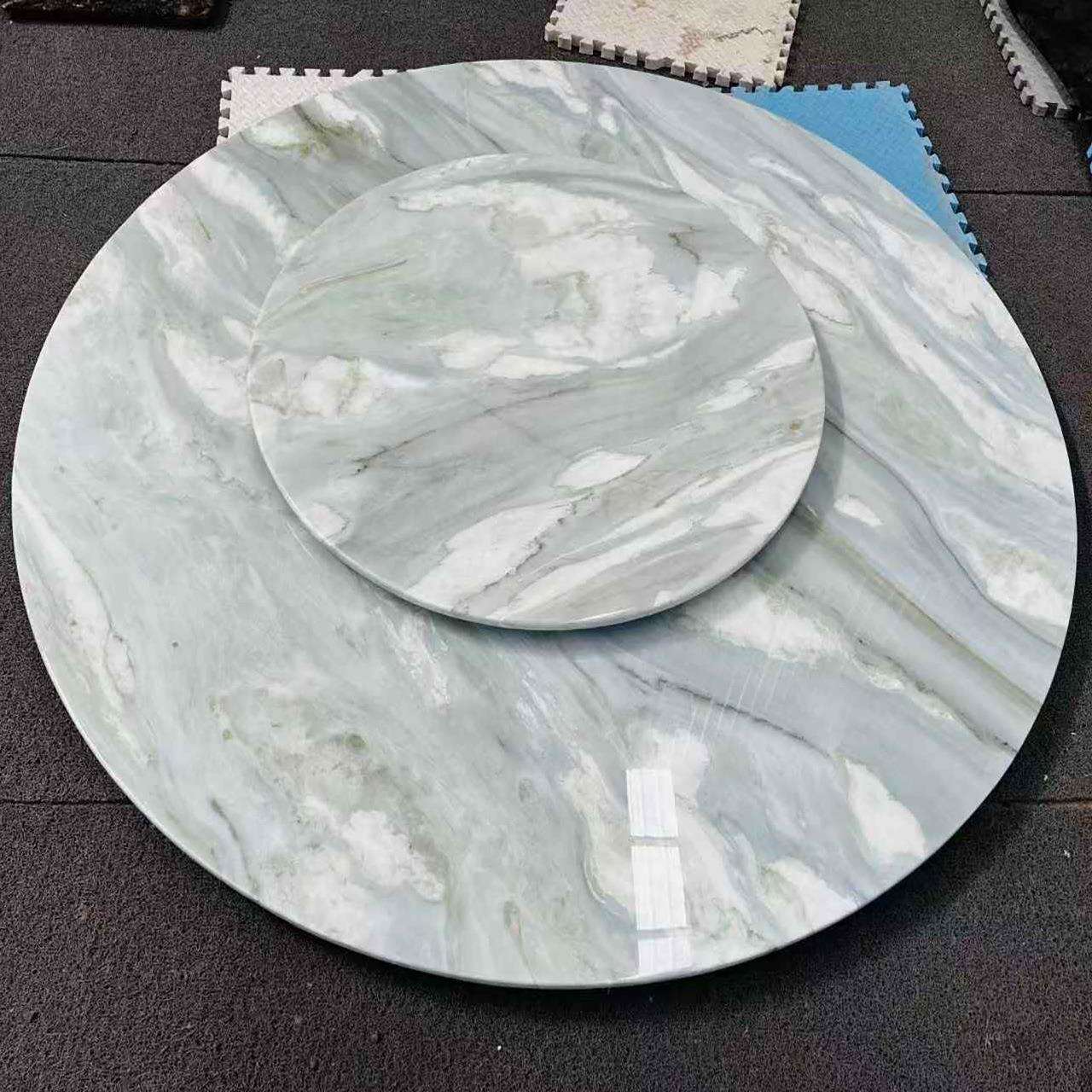大理石奢石蒂夫尼蓝 餐桌圆桌天其它元器件
