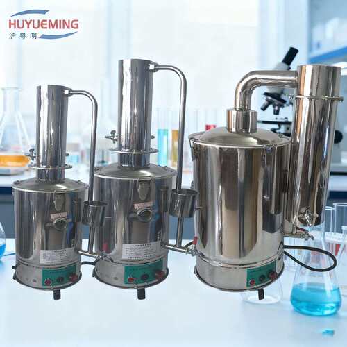 YA-ZD-20断水自控电热蒸馏水器 13.5KW 20L不锈钢电热蒸馏水器