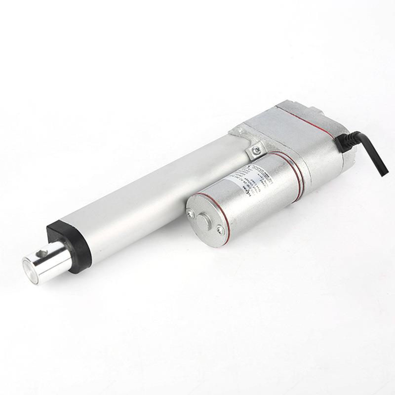 供应12V24V小型电动推杆带电位器伸缩杆铝制往复伸缩电机测行程