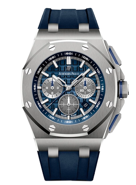 盒证[9.8新]爱彼皇家橡树离岸型系列钛金属自动机械手表男26480TI