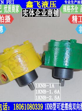 1KNB-1A 1KNB-1.6A 1KNB-2.5A可逆式摆线齿轮油泵 减速机双向泵