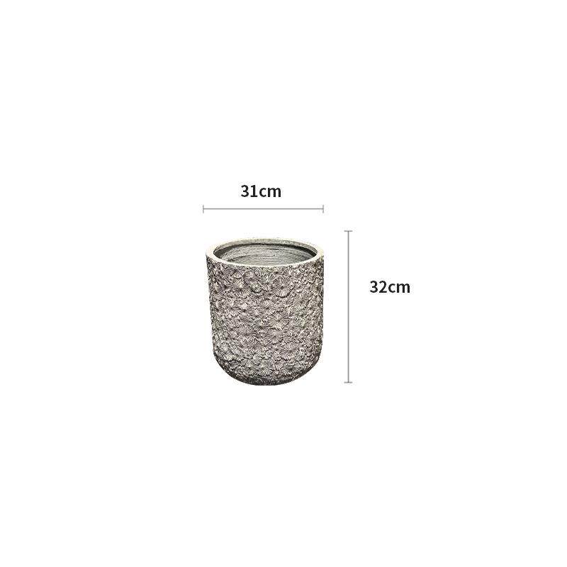 意复古室内装饰花盆旧创花盆大口绿植做办公室花径器水泥欧式园艺