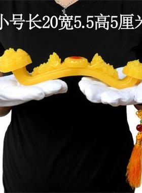 正品石邮树脂玉如意摆件大号店铺新房工艺品设玉如意貔貅人包生摆