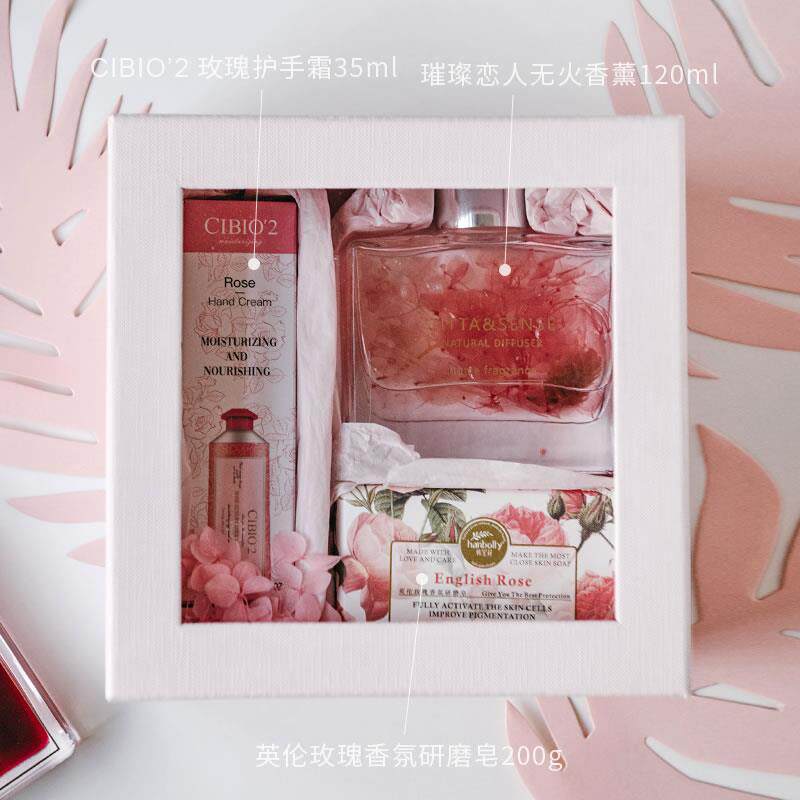 正品定制oo香薰蜡烛盒套礼装生日礼物送女生闺蜜l礼品婚礼结婚伴g