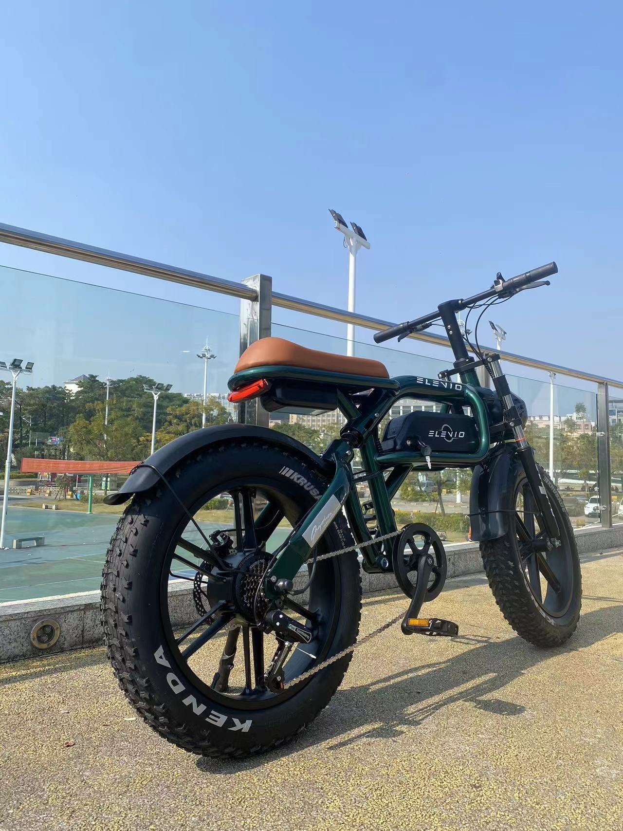Kefensen C8: Мощный складной электрофэтбайк 750Вт, нагрузка 200кг, гидравлика photo review