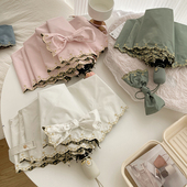 太阳伞防晒防紫外线自动伞刺绣折叠晴雨两用雨伞遮阳伞女夏UPF50