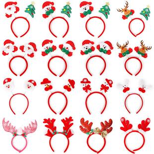 Christmas headband antler buckle hair clasp headdre ornament