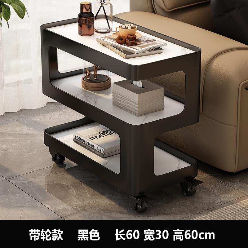 高档可移边边柜沙发边动物架小桌子客厅几推拉茶几小推置车边桌床