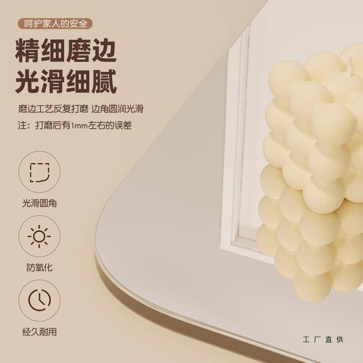 玻镜子璃贴墙自粘W5K789HT全身清穿衣镜家用卧室衣柜镜贴上在墙的