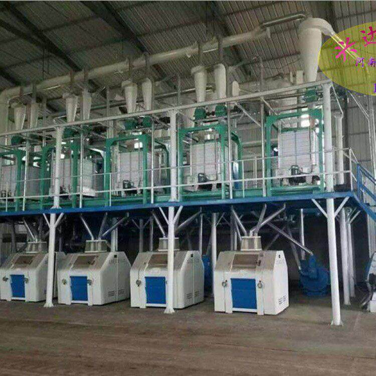 漯河兴达面粉机玉米加工设备20-60吨玉米干法制粉制糁机械