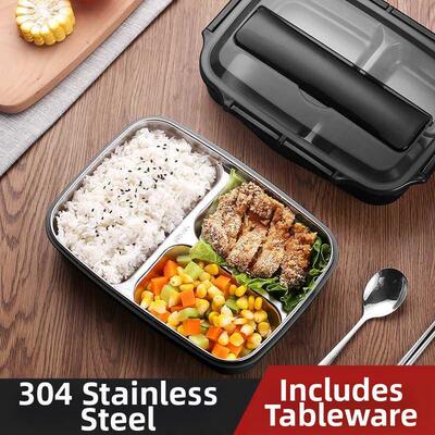 Stainless steel insulated lunch box Bento primary school stu