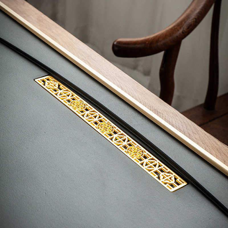 天然乌金石茶盘家用简约镶铜石头茶台大小号黑金石材茶海茶具托盘,餐饮具,茶盘,淘宝优惠券,粉丝福利购,淘宝优惠卷