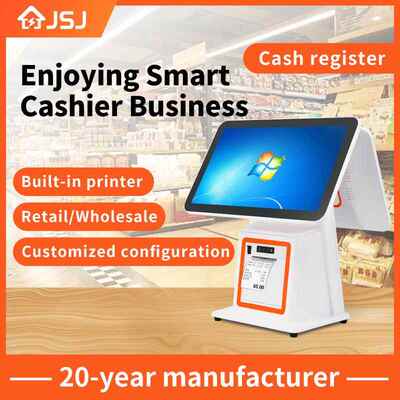 Touch 15.6-inch supermarket dual screen cash register