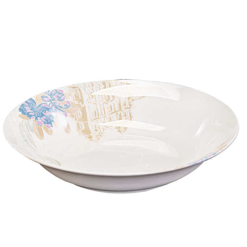 洁白如玉碗碟套装家用景德镇陶瓷餐具套装 陶瓷欧式碗盘碗筷礼品