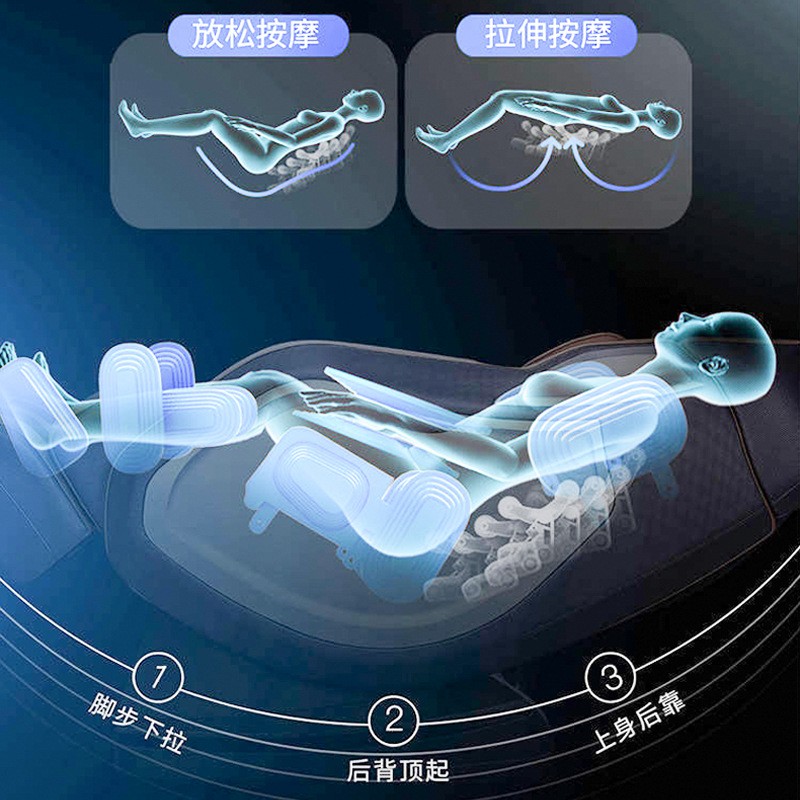家用电动太空舱按摩椅按摩沙发出跨境口礼品智能语音声控按摩器