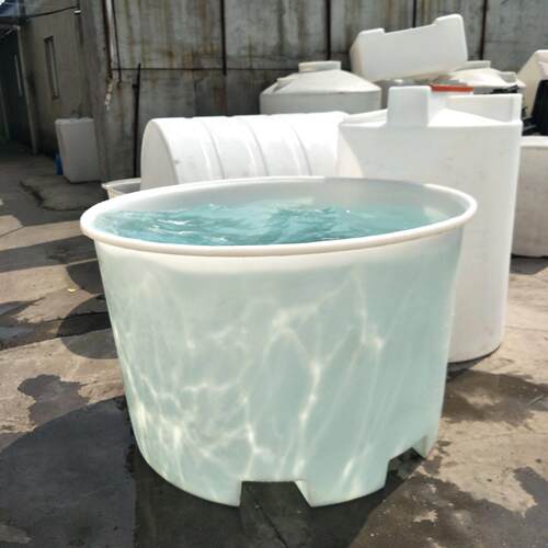 加厚牛筋塑料圆桶叉车圆桶300L—1500L食品发酵酿酒发酵塑料桶