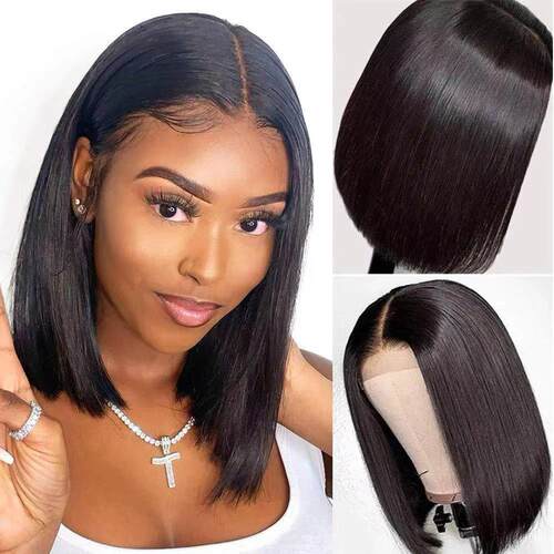 Short wig, high-temperature silk, synthetic hair