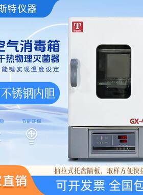 泰斯特 热空气消毒箱GX-45D实验室干烤灭菌箱GX-125L远红外干燥箱
