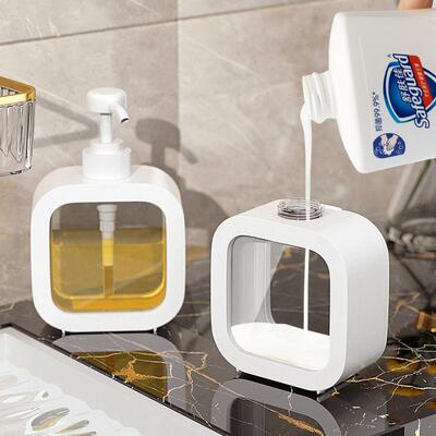Bottles for refilling shower gel, laundry detergent, portabl
