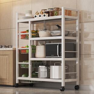 Floor-standing multi-level kitchen storage rack for fruits a